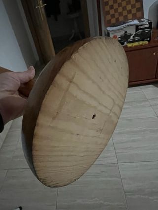 Exhibidor de madera para modistería
