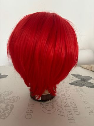 Peluca Roja Corta cosplay