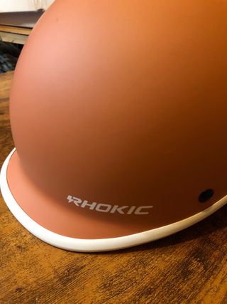 Capacete de bicicleta RHOKIC cor de terracota