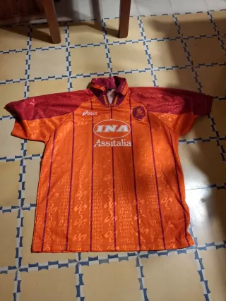 Camiseta Roma 1996 Asics INA Assitalia