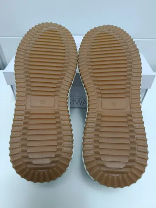 Zapatillas Catwalk Talla 39 Marrón/Blanco