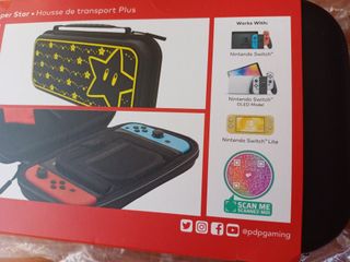 Bolsa Transporte Nintendo Switch Super Mario Glow