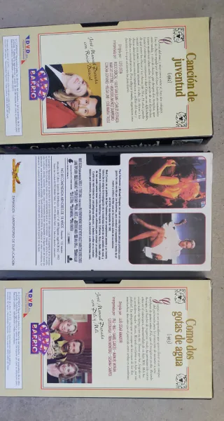 Lote 3 Películas VHS Canción de Juventud