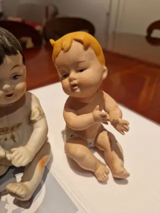 3 Figuras Bebés Imitación Biscuit