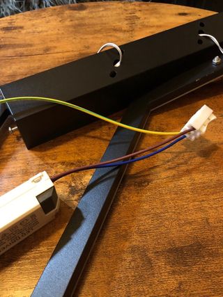 Candeeiro moderno minimalista preto/branco