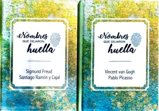 Dos libros "Nombres que dejaron huella"
