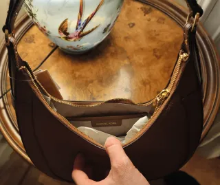 Bolso Michael Kors Marrón Piel