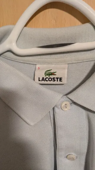 Polo Lacoste Talla M Azul