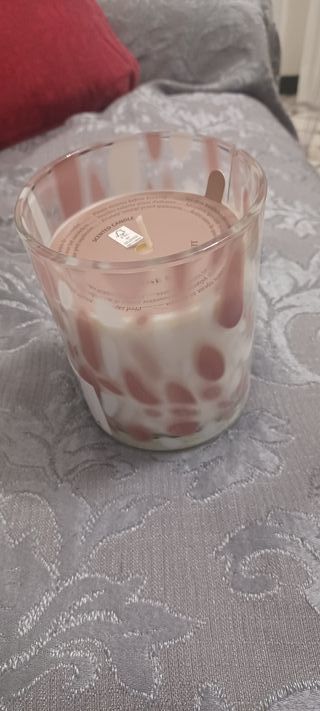 Candela profumata in vetro
