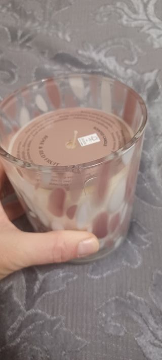 Candela profumata in vetro