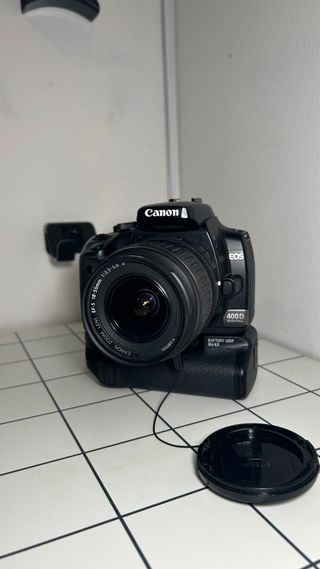 Kit Canon EOS 400D+2 Objetivos + Grip + Accesorios