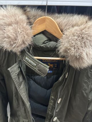 Woolrich Parka Verde Taglia S color cachi