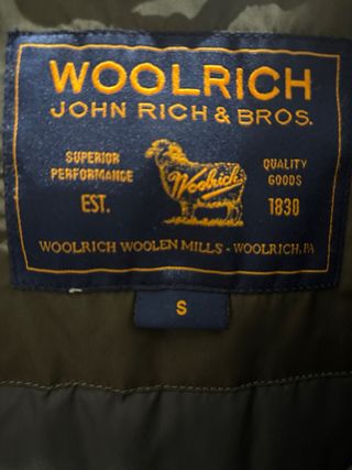Woolrich Parka Verde Taglia S color cachi