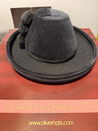 Sombrero Rodina Fallero Negro