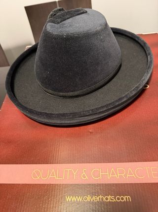 Sombrero Rodina Fallero Negro