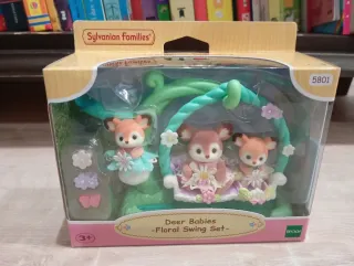 Sylvanian Families Bebés Ciervo Columpio Floral