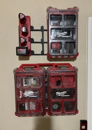 2 SOPORTES PARA PATIN O PARED MILWAUKEE Packout