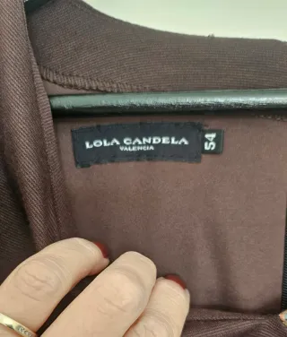 Vestido fiesta Lola Candela talla grande 54