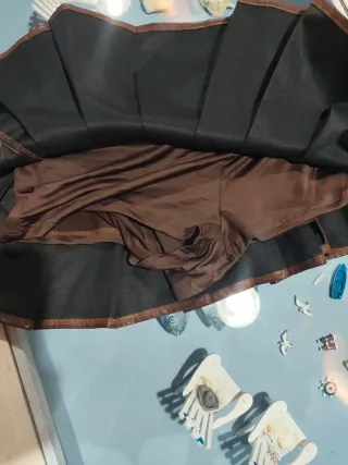 Falda corta polipiel SHEINBAE