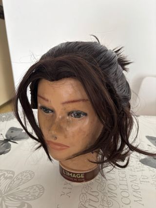 Peluca Eren Jaeger Marrón cosplay