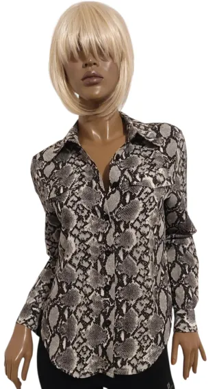 Camicetta fantasia pitone