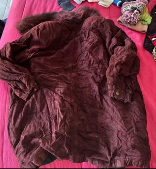 Cappotto con pelliccia sintetica