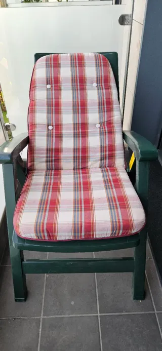 Silla de jardín verde