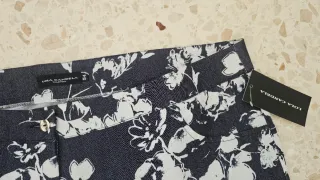 Pantalón Lola Candela Estampado Floral Azul Marino