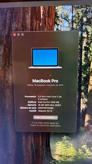 Macbook pro 15 2014