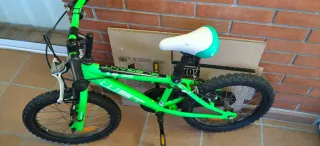 Bicicleta infantil verde
