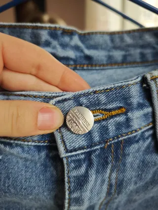 Pantalones vaqueros anchos rotos mujer