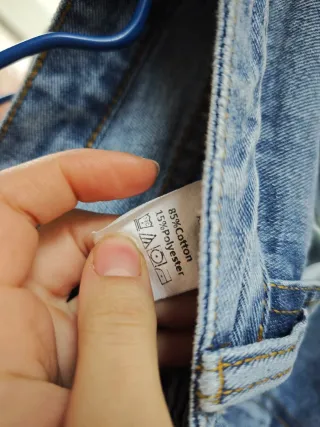 Pantalones vaqueros anchos rotos mujer