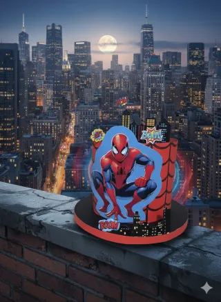 Torta scenografica Spiderman