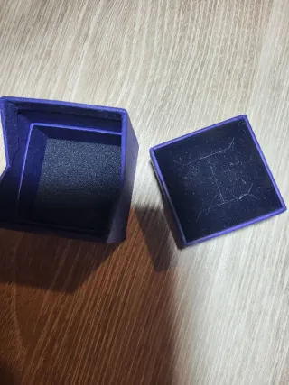 Caja Swarovski Azul para Pendientes/Anillo