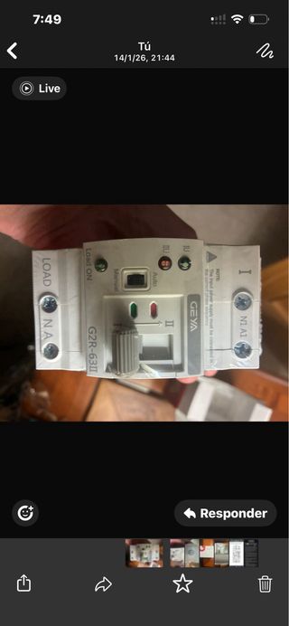 Interruptor Transferencia Automática Geya G2R-63 I