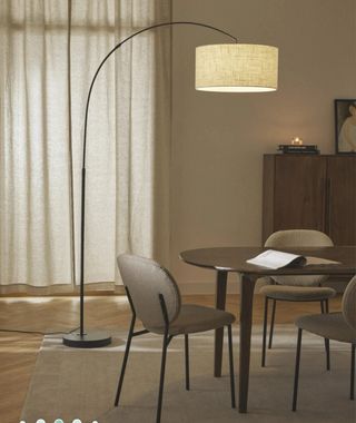 Lámpara de pie arco NIELS