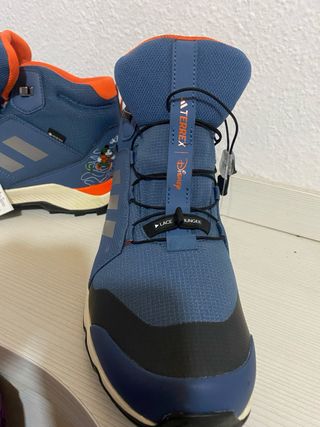 Botas Adidas Terrex Gore-Tex Disney Azul Naranja