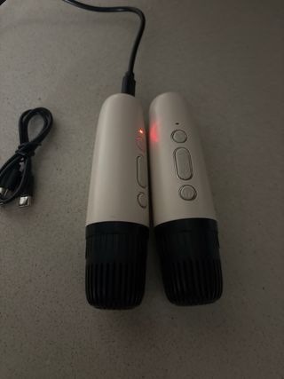 Mini Karaoke con 2 Micrófonos