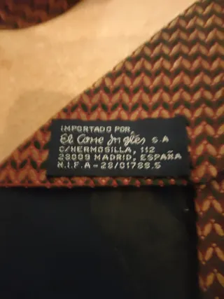 Lote 5 Corbatas Seda Hombre Diversas marcas:Dustin