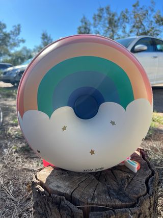 Mochila infantil Zoy Zoii donut arcoíris