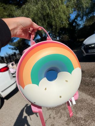 Mochila infantil Zoy Zoii donut arcoíris