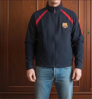 Cortavientos FC Barcelona Vintage Talla M