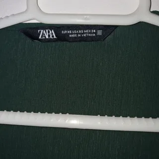 Blusa Zara Verde Talla xs