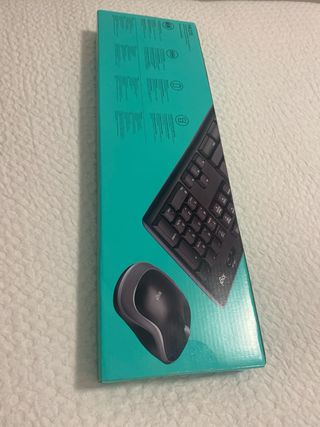 Teclado y Ratón Logitech MK270 Negro