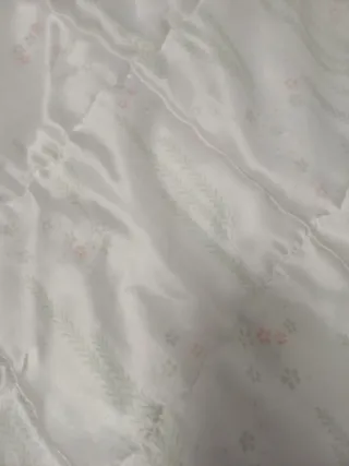 Edredón Cama 135cm,blanco Con motivos florales