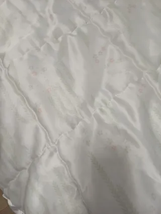 Edredón Cama 135cm,blanco Con motivos florales