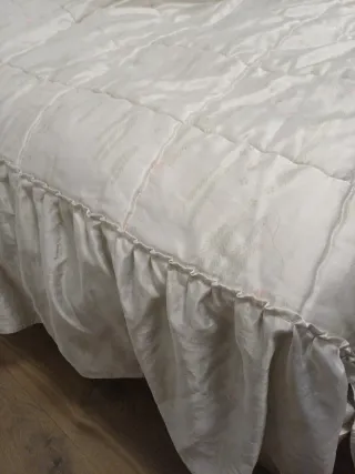 Edredón Cama 135cm,blanco Con motivos florales