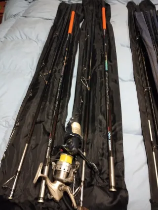 Lote 2 cañas pesca Kali Kunnan Prof.