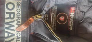 Abrigo Geographical Norway azul niño