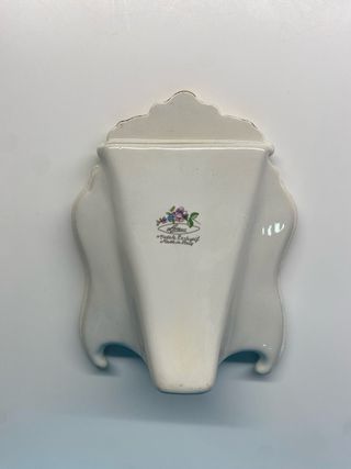 Portafoto in porcellana oro e verde